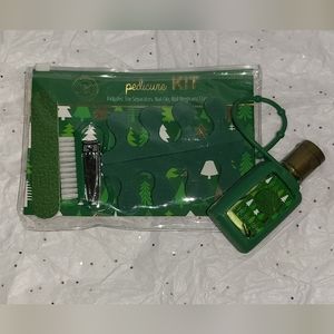 Holiday Pedicure Kit and Sanitizer